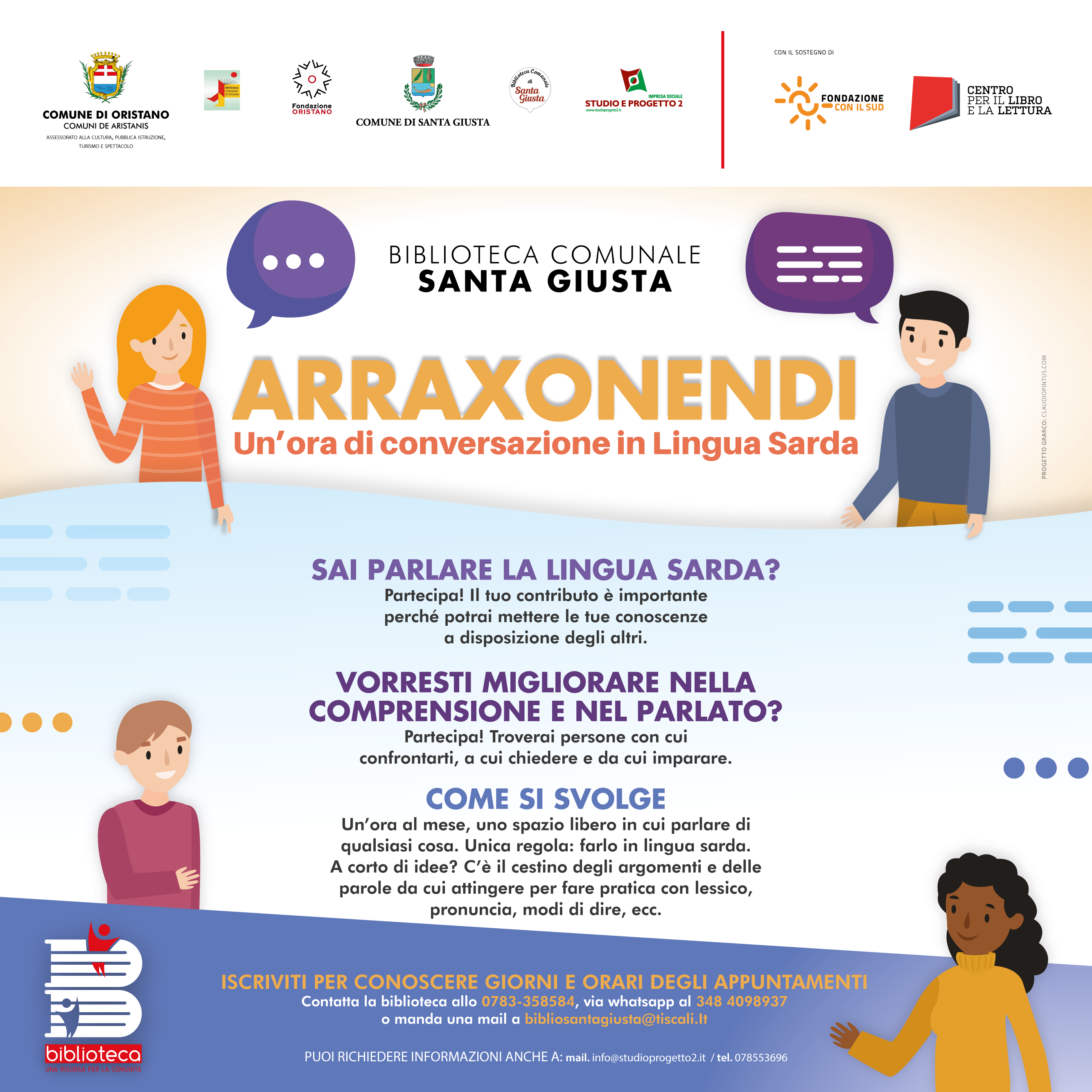 Arraxonendi, un'ora di conversazione in sardo - BIBLIOTECA, una risorsa per  la comunità