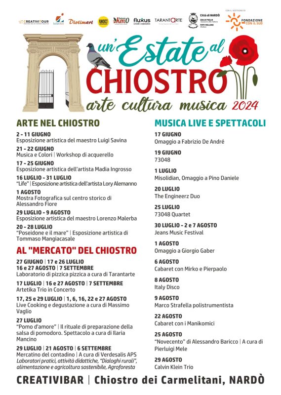 UN'ESTATE AL CHIOSTRO